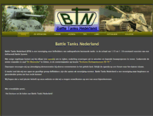 Tablet Screenshot of battletanksnederland.nl